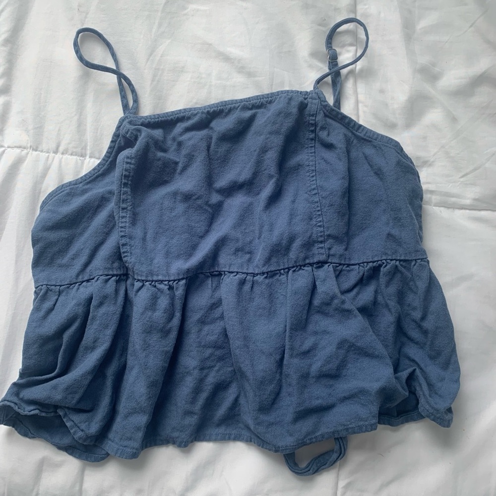 SOLD - PacSun (L.A. Hearts) medium blue tank top